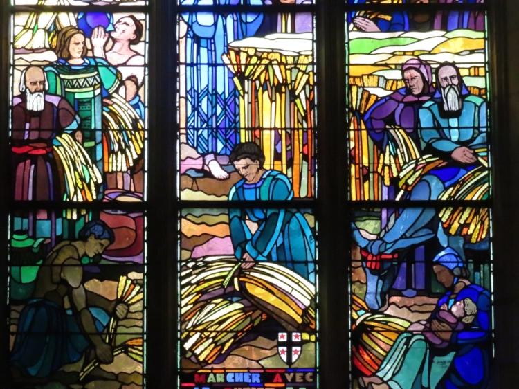 La moisson au Moyen Age